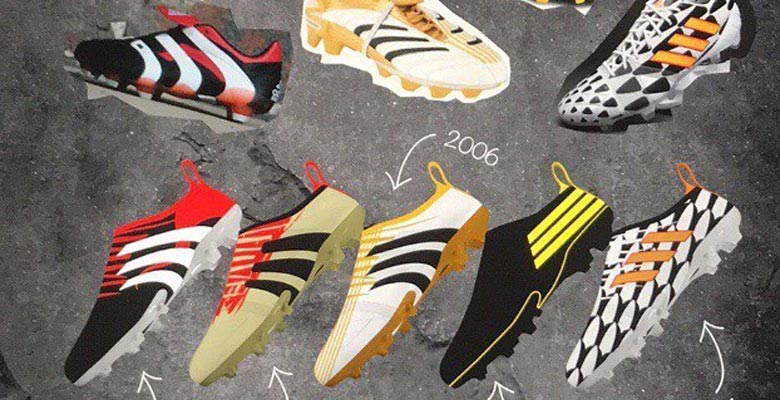 Awesome Adidas Glitch 1998 2002 2006 2010 2014 World Cup